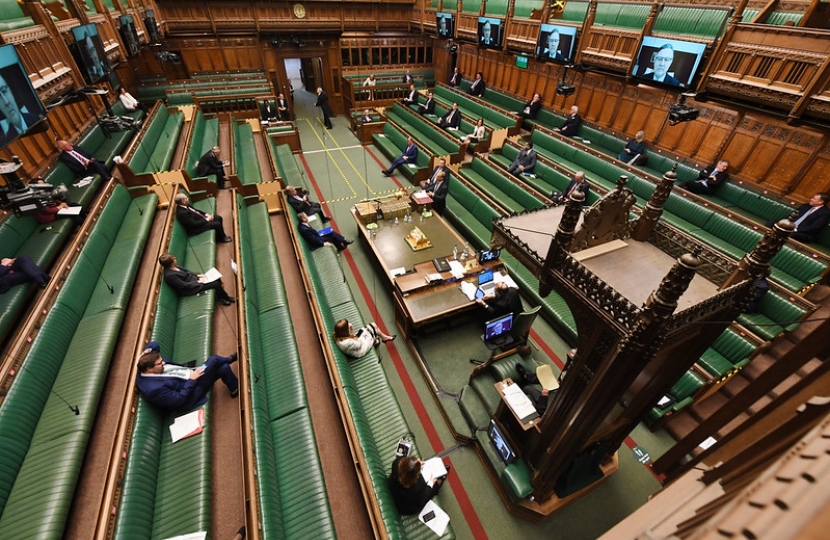 Parliament social distancing