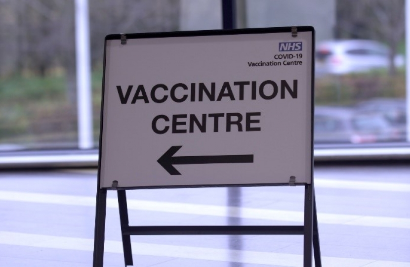 Vaccination Centre sign