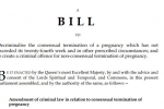 Abortion Bill
